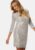 VILA Sparkling 3/4 O-Neck Dress Frosted Almond L – 5713789808617