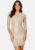 VILA Sparkling Short Dress Frosted Almond M – 5713789808600