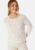 VILA Vibellisina boatneck L/S knit top Egret M – 5715358571632