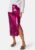 VILA Vietta midi sequin skirt Fuchsia Purple 44 – 5715518875082