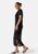 VILA Vigardea O-Neck S/S ankle dress Black S – 5715359407848
