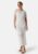 VILA Vigardea O-Neck S/S ankle dress Egret S – 5715359407862