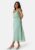 VILA Visiantha strap midi dress Swamp 38 – 5715358898043