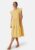 VILA Visummer S/S midi dress Yellow XS – 5715516372194