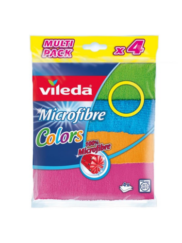 Vileda Microfibre Colors cloth 4 pcs. – 4023103192577