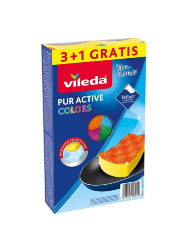 Vileda Pur Active Colors dishwasher 4 pcs. – 4023103208049