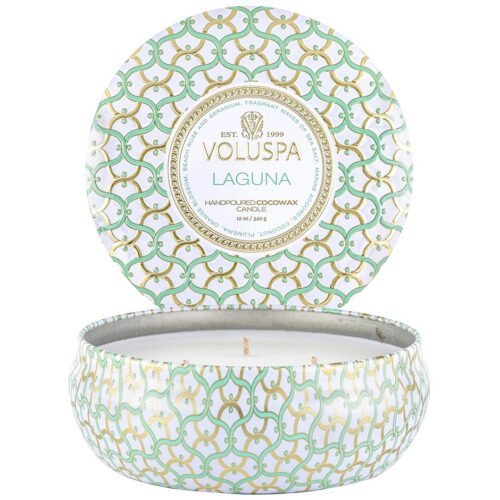 Voluspa 3-Wick Tin Candle Laguna – 340 g – 0806644081234