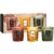 Voluspa 3 x Demi Candle Set Forbidden Fig, Baltic Amber, Temle Moss – 3×156 g – 0806644749011