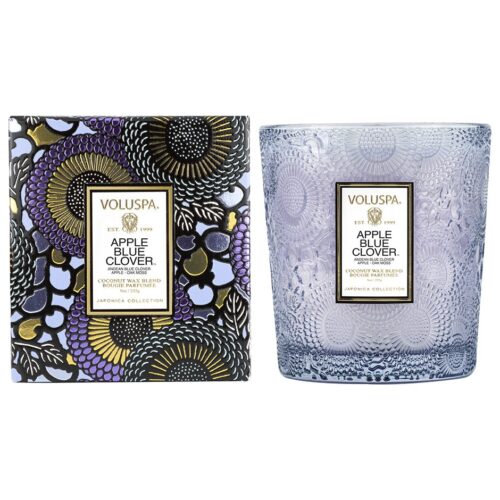 Voluspa Apple Blue Clover Classic Candle – 255 g – 0806644734246