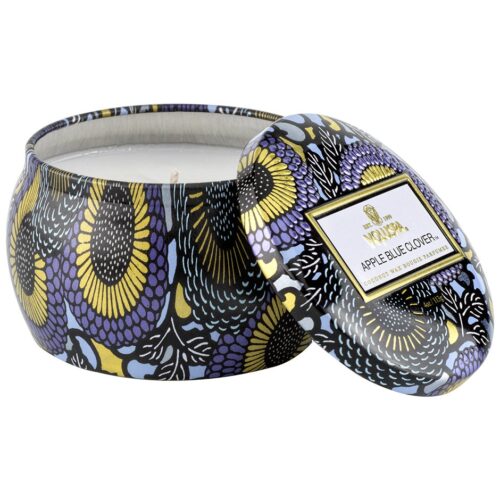 Voluspa Apple Blue Clover  Decorative Tin Candle – 113 g – 0806644721246