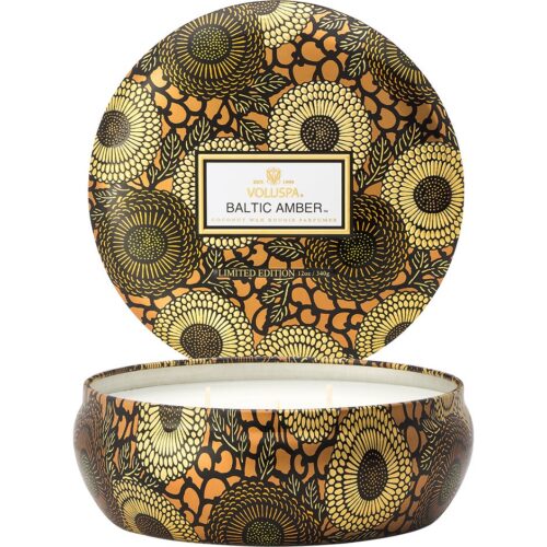 Voluspa Baltic Amber 3-Wick Candle – 340 g – 0806644072232