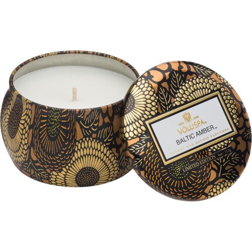 Voluspa Baltic Amber Decorative Tin Candle – 113 g – 0806644072133
