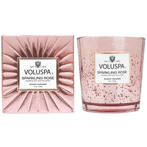 Voluspa Boxed Candle Sparkling Rose 60h – 255 g – 0806644664116