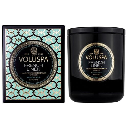 Voluspa Classic Boxed Candle French Linen – 269 g – 0806644082040