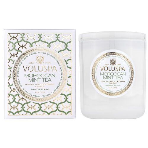 Voluspa Classic Boxed Candle Moroccan Mint Tea – 269 g – 0806644081043