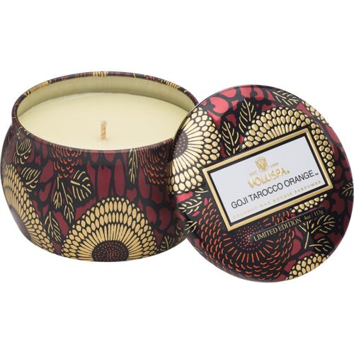 Voluspa Goji & Tarocco Orange Decorative Tin Candle – 113 g – 0806644072119