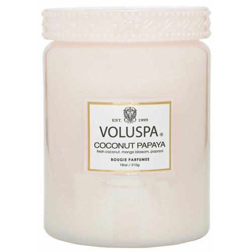 Voluspa Large Jar Candle Coconut Papaya 100h – 510 g – 0806644663157