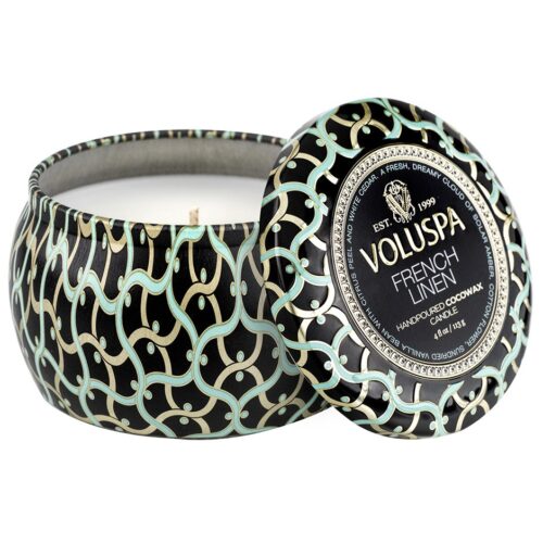 Voluspa Mini Tin Candle French Linen – 113 g – 0806644082149
