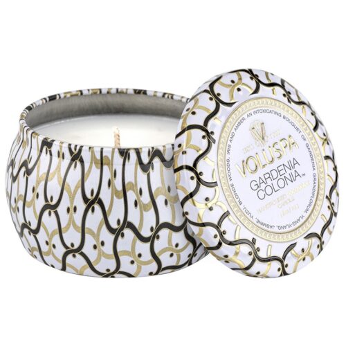 Voluspa Mini Tin Candle Gardenia Colonia – 113 g – 0806644081159
