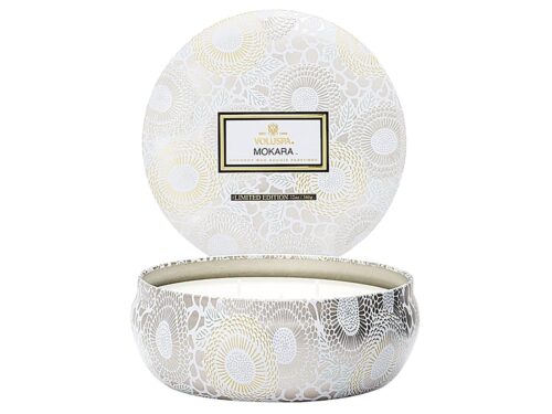 Voluspa Mokara 3-Wick Candle in Decorative Tin – 340 g – 0806644071280