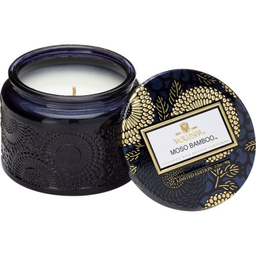 Voluspa Moso Bamboo Small Glass Jar Candle – 90 g – 0806644072492