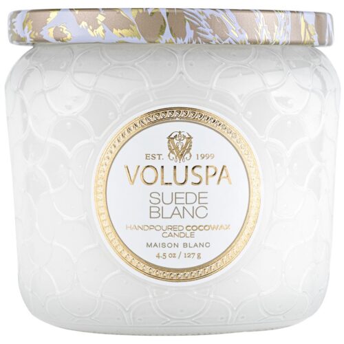 Voluspa Petite Jar Suede Blanc – 142 g – 0806644081418