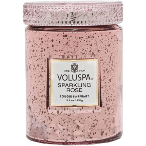 Voluspa Small Jar Candle Sparkling Rose – 156 g – 0806644687115