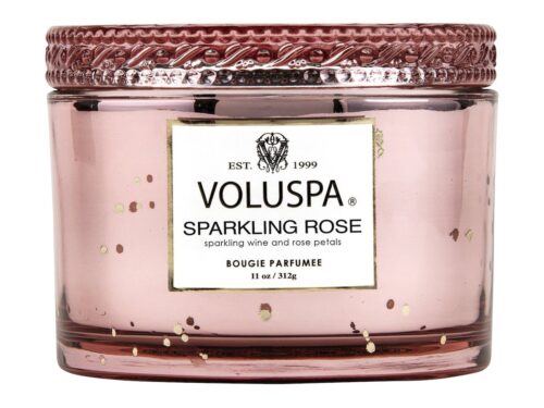 Voluspa Sparkling Rose  Boxed Corta Maison Glass Candle – 312 g – 0806644681113