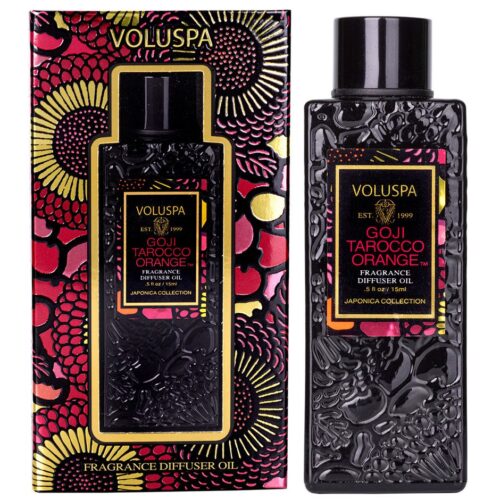 Voluspa Ultrasonic Diffuser Fragrance Oil Goji Tarocco Orange 15 ml – 0806644074113