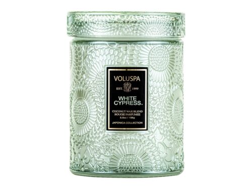 Voluspa White Cypress  Glass Jar – 156 g – 0806644735199