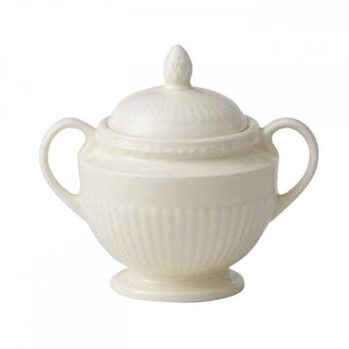 Wedgwood Edme Plain Sukkerkopp m/Lokk 8cm – 0032675151831