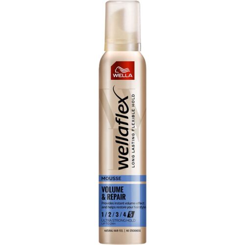 Wella Styling Wellaflex Mousse Volume & Repair Ultra Strong 200 ml – 8001090262608