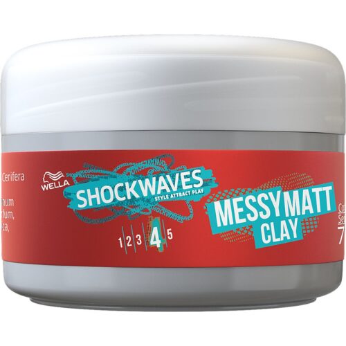 Wella Styling Wella Shockwaves Ultra Effective Go Mate Clay Wax 75 ml – 4056800739448