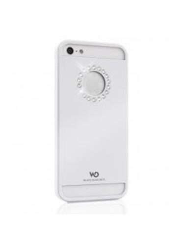 WHITE DIAMONDS Mobile Phone Cover Metal Flower for iPhone 5 White – 4260237632016