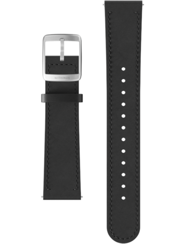 Withings Wristband Black leather 40mm – 3700546702877