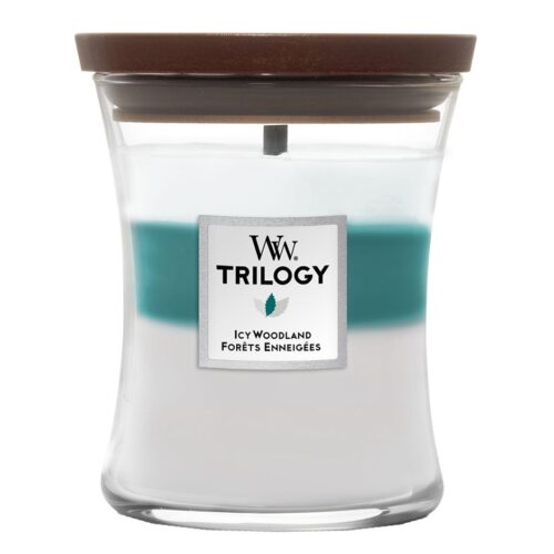 WoodWick Trilogy Icy Woodland Medium – 5038581142012