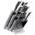 Wüsthofclassic Ikon Knivblokk med 9 Kniver Asp Svart – 4002293101477