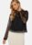 Y.A.S Alberta LS New Lace Top Black S – 5715434010352