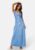 Y.A.S Bree Strap Maxi Twist Dress Ashleigh Blue M – 5715505449555