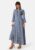 Y.A.S Savanna Long Shirt Dress Bluing AOP:Disty Flo S – 5715504544084