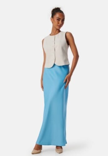 Y.A.S Yasdottea HW Maxi Skirt Blue XL – 5715520043547
