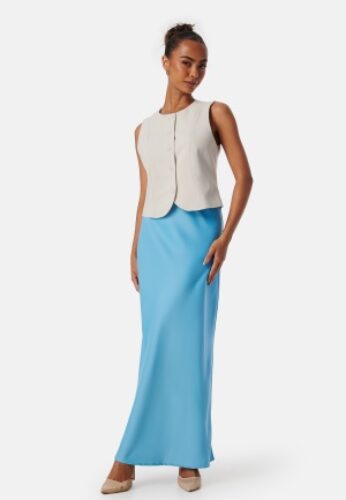 Y.A.S Yasdottea HW Maxi Skirt Blue XS – 5715520043356