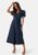 Y.A.S Yasstray SS midi dress Navy Blazer S – 5715517831225