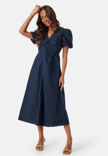 Y.A.S Yasstray SS midi dress Navy Blazer XS – 5715602454964