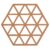 Zone Triangles gryteunderlag, terrakotta – 5722000316060